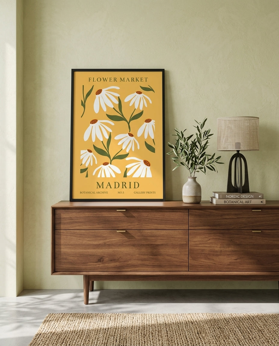 plakat mockup for madrid-marguerit-plakat