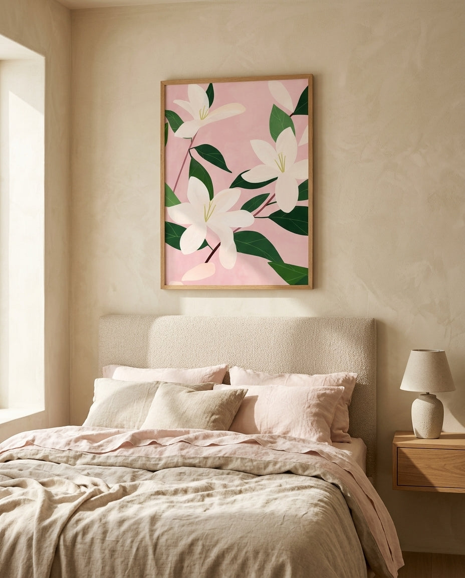 plakat mockup for rosa-blomsterdrom-no-2-plakat