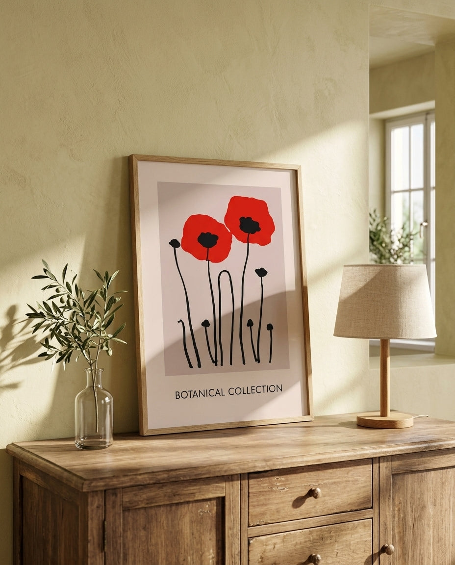 plakat mockup for rode-valmuer-no-2-plakat