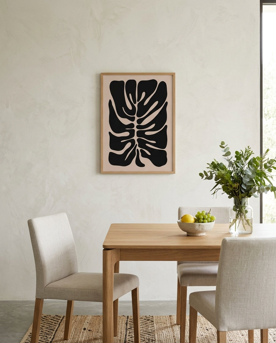 plakat mockup for abstrakt-monstera-plakat