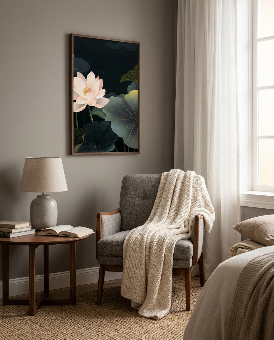 plakat mockup for lotus-i-natten-plakat