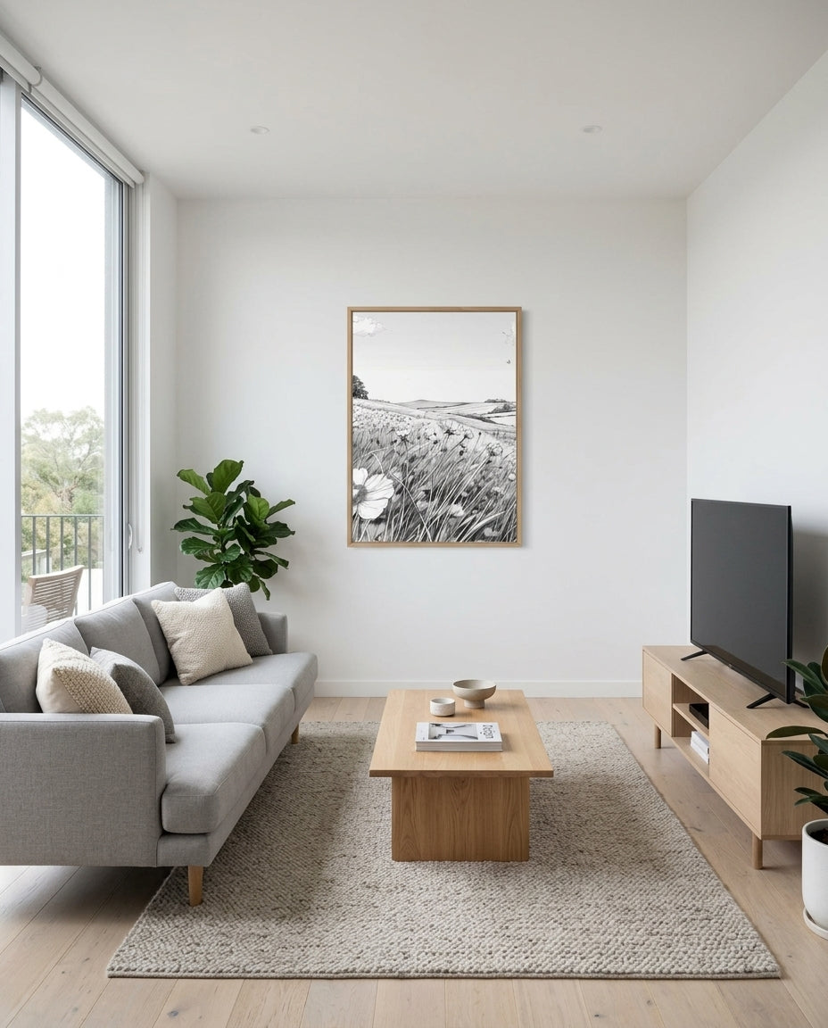 plakat mockup for sommerengens-udsigt-plakat