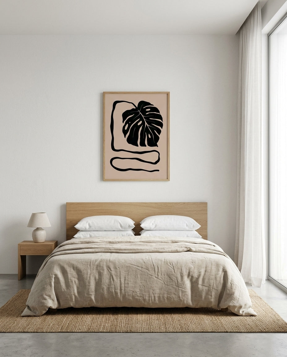 plakat mockup for monstera-silhuet-no-1-plakat
