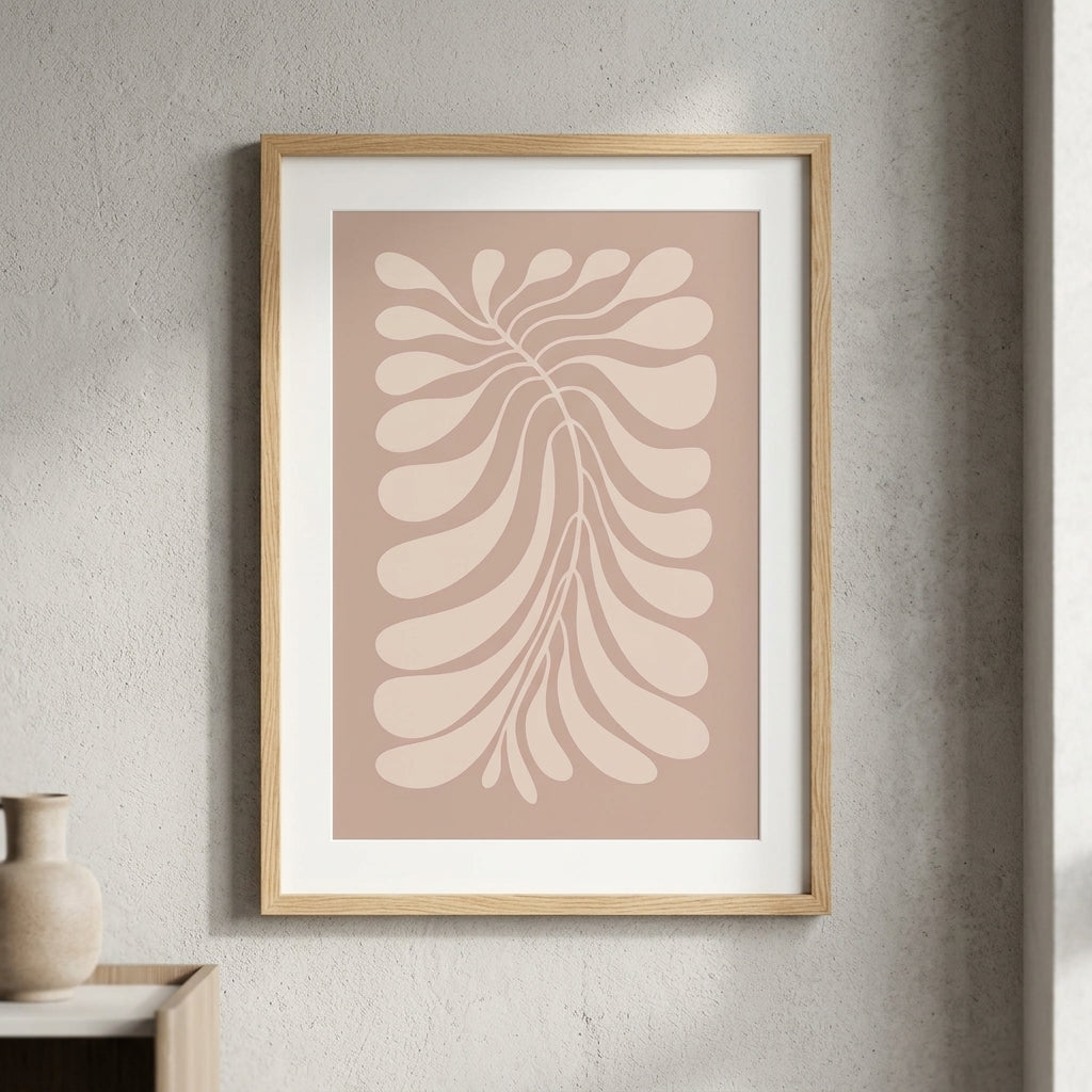 plakat mockup for organisk-bladkomposition-plakat