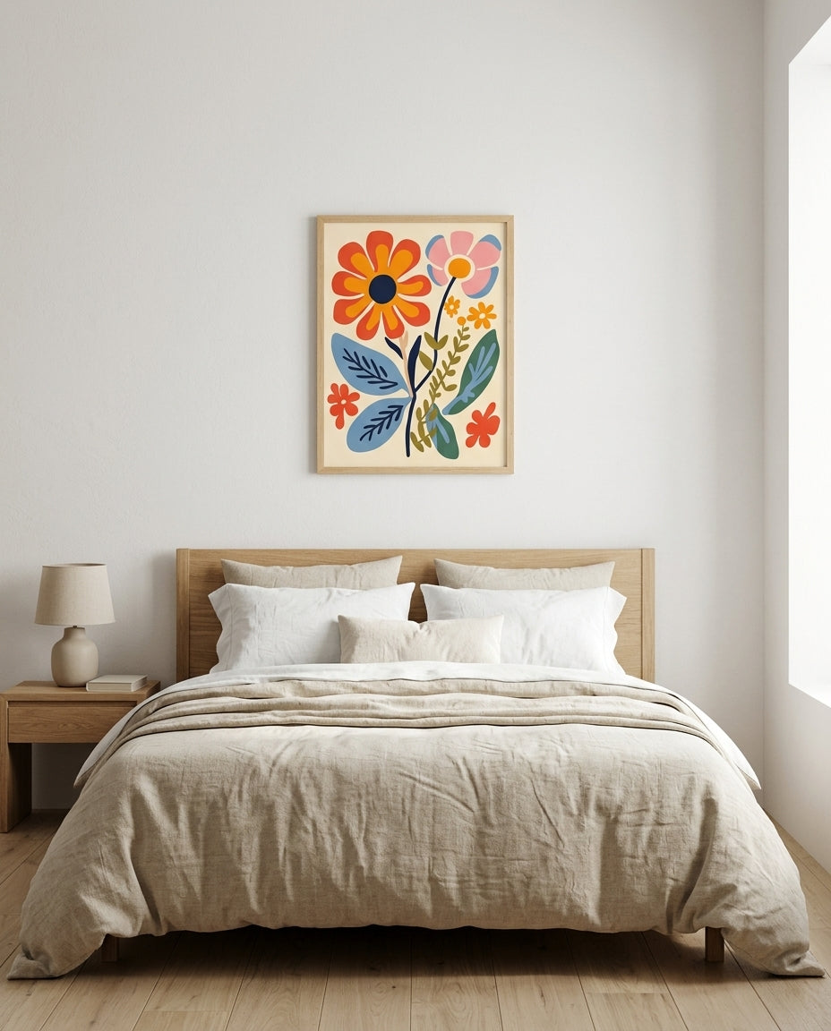 plakat mockup for retro-blomstereng-no-1-plakat