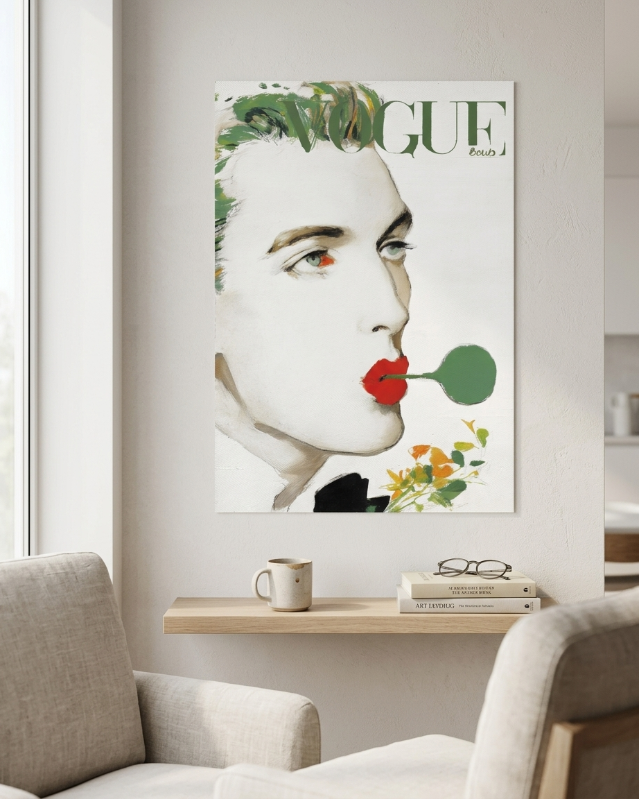 Vogue Røde Læber plakat