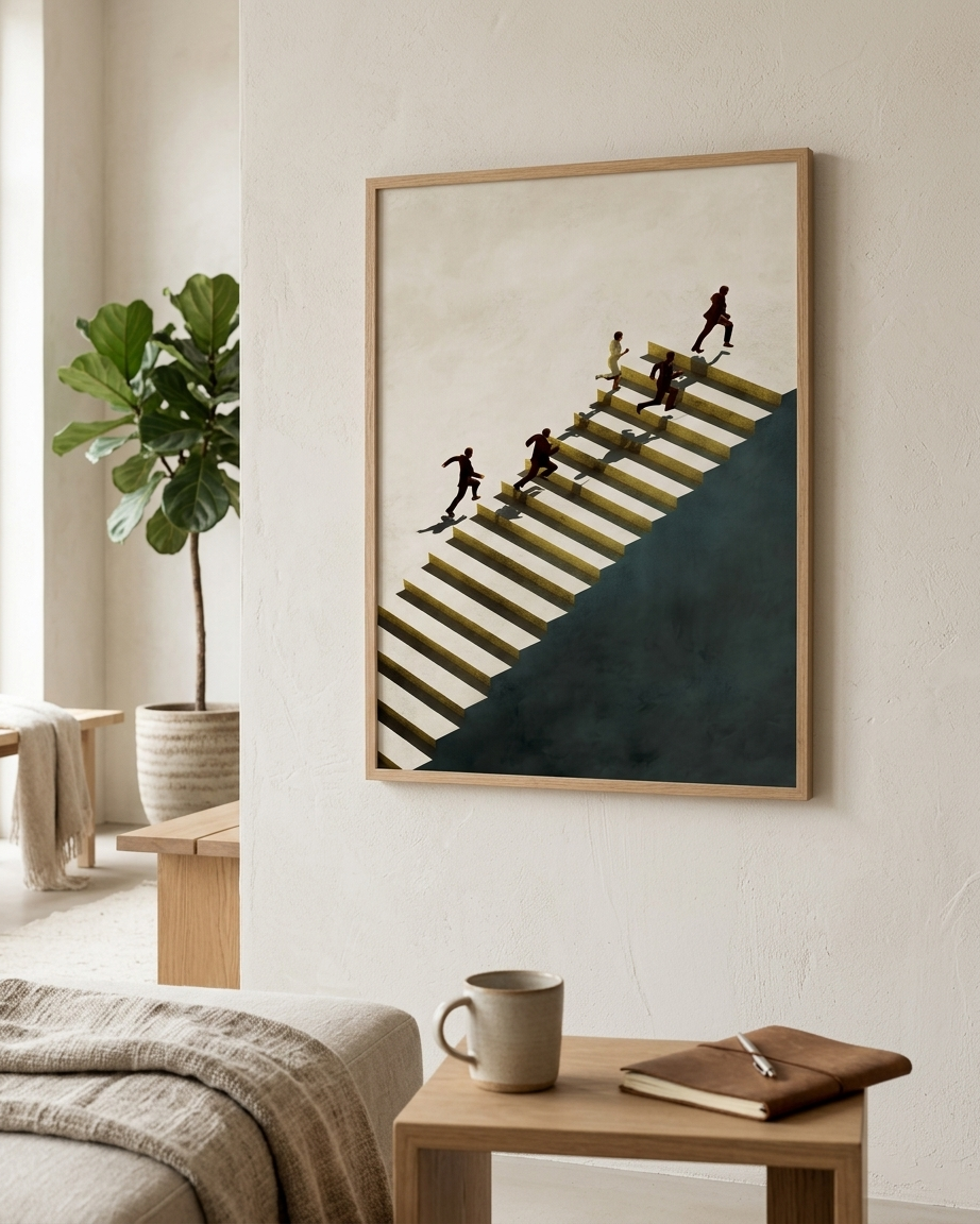 Kapløb mod toppen Plakat