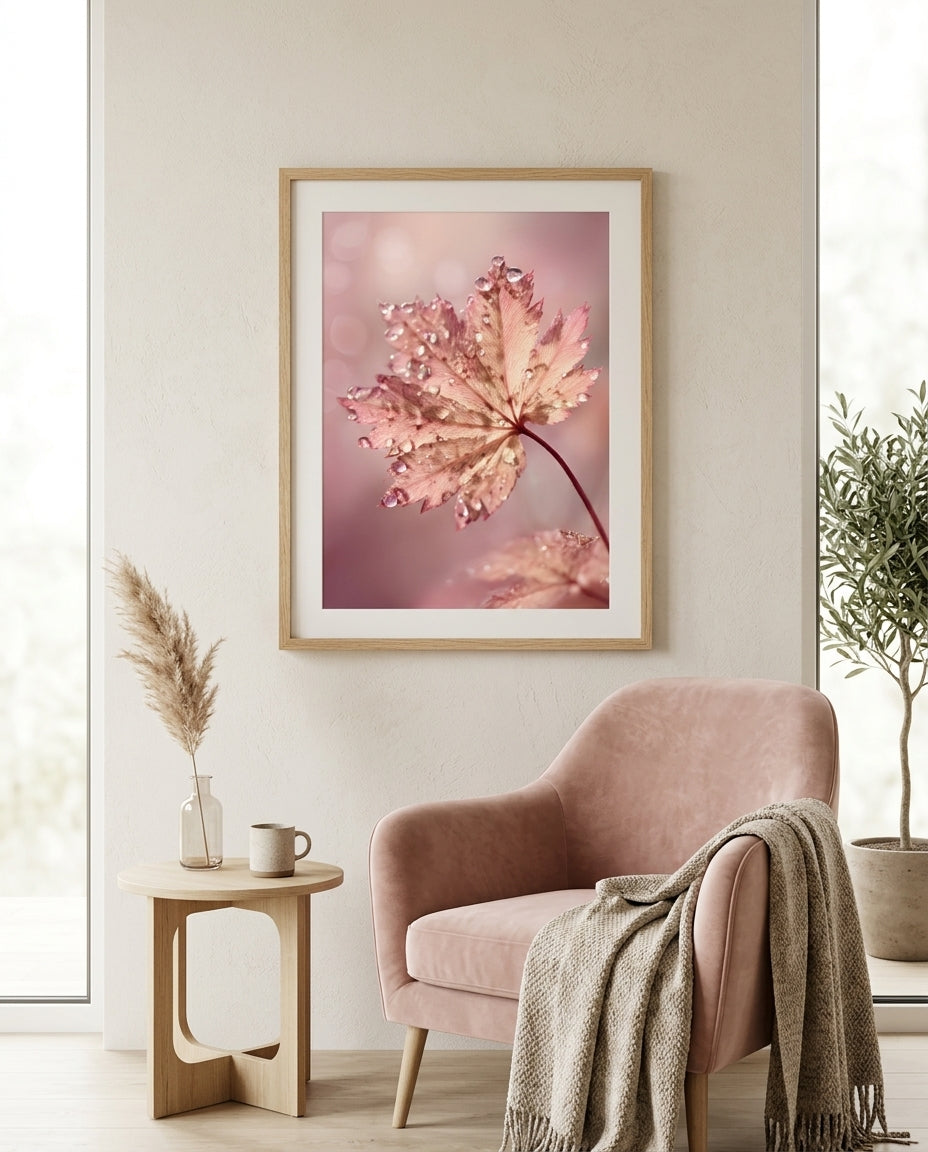 delikat-rosa-blad-plakat-352