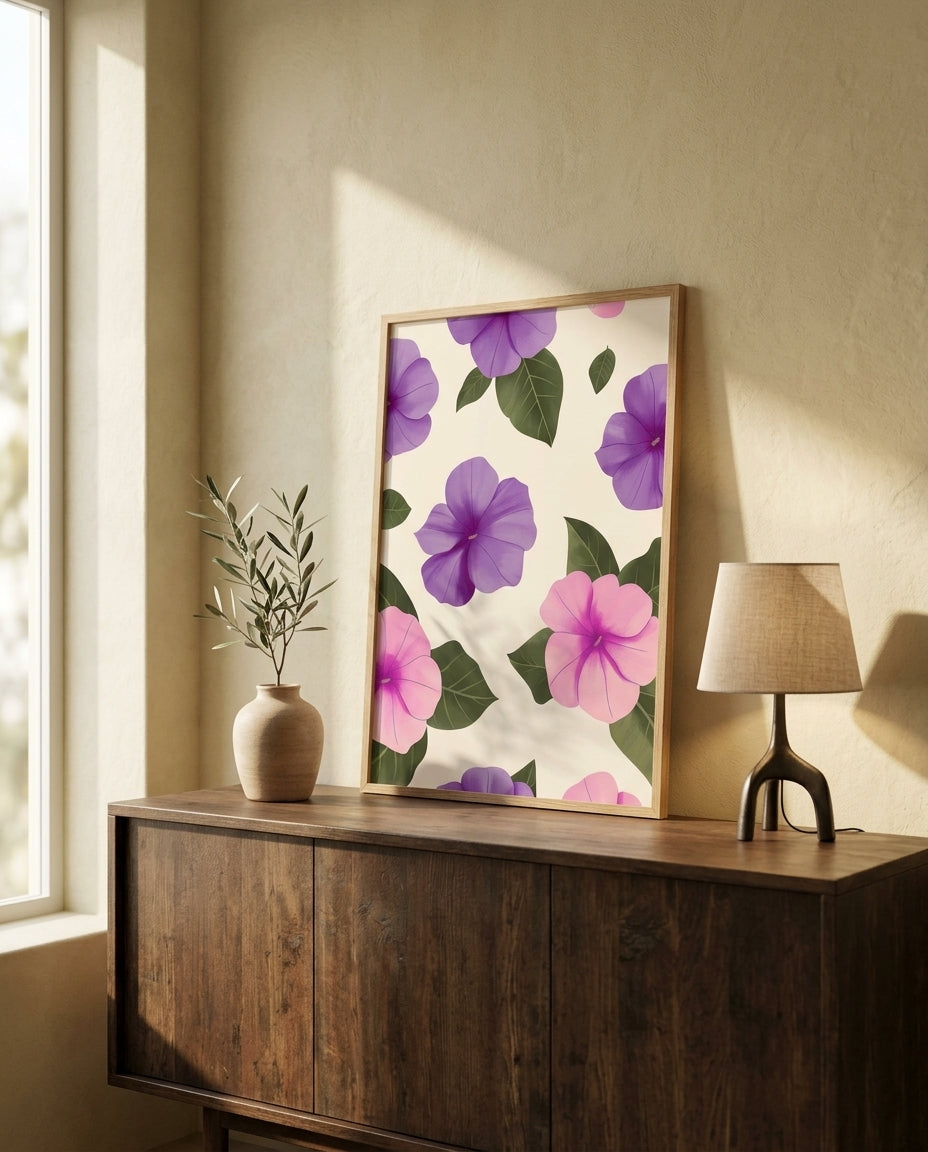 plakat mockup for blomstermonster-plakat