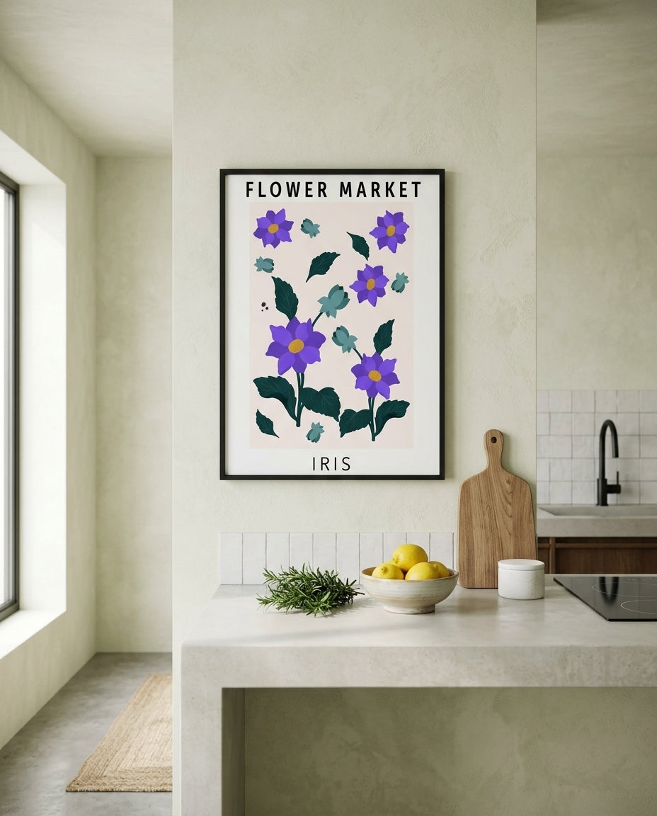 plakat mockup for lilla-iris-plakat