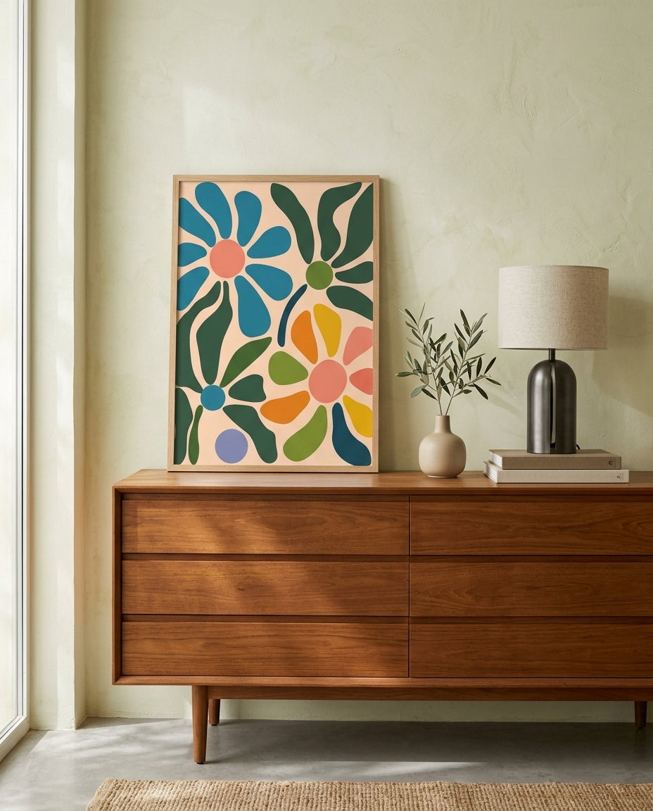 plakat mockup for sommerblomster-no-2-plakat