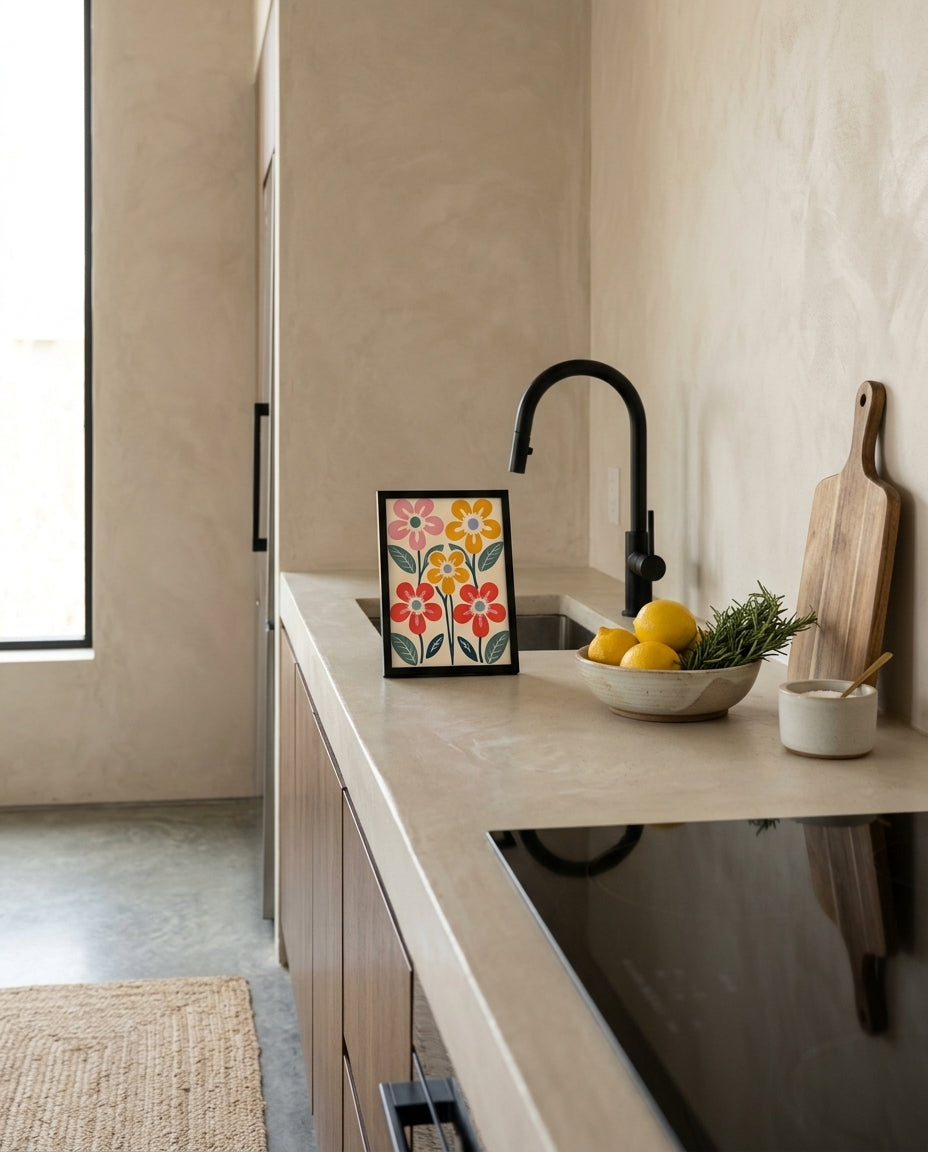 plakat mockup for farverig-blomstereng-no-7-plakat