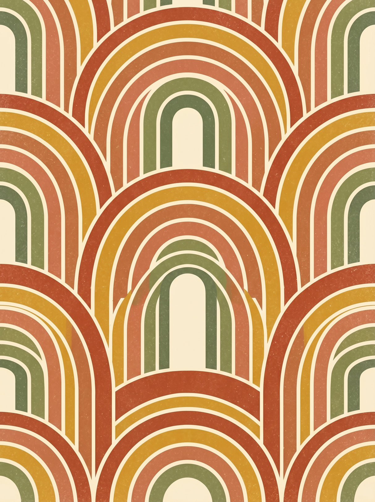 Retro Buer – vintage retro plakat i varme jordtoner