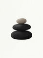 Balance II – abstrakt organisk plakat i sort, hvid og beige