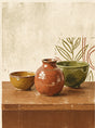 Retro Vase – vintage retro plakat i varme jordtoner