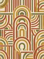 Retro Geometri – vintage retro plakat i varme jordtoner