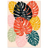 Tropiske Monstera Blade No.1 plakat – del af sættet