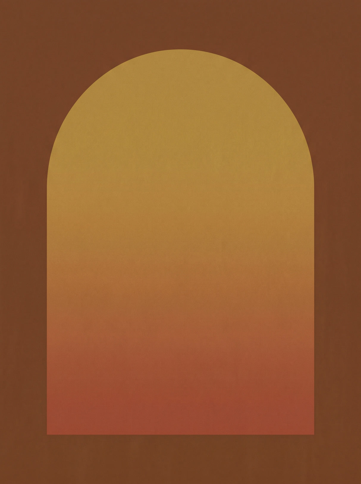 Retro Bue – vintage retro plakat i varme jordtoner
