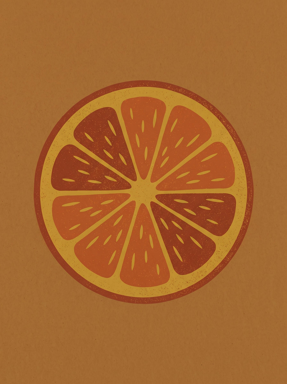 Retro Citrus plakat – del af sættet
