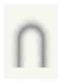 Korn II – abstrakt organisk plakat i sort, hvid og beige