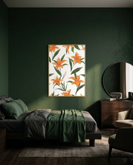 plakat mockup for orange-liljer-plakat