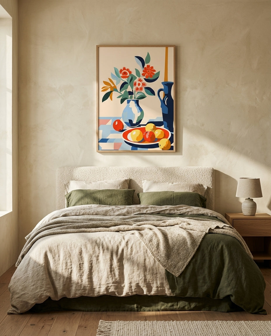 plakat mockup for farverigt-stilleben-no-1-plakat
