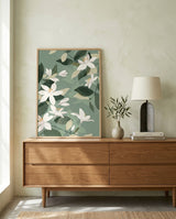 plakat mockup for hvide-liljer-no-2-plakat