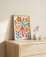 plakat mockup for farverig-blomsterdrom-no-24-plakat