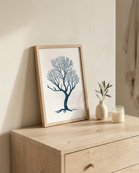 plakat mockup for elegant-bla-trae-plakat