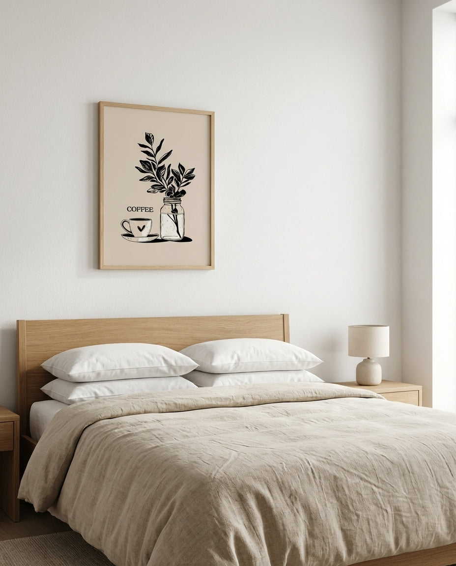 plakat mockup for kaffekop-og-kvist-plakat