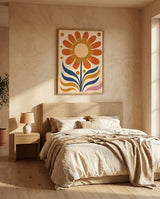 plakat mockup for retro-solblomst-no-2-plakat