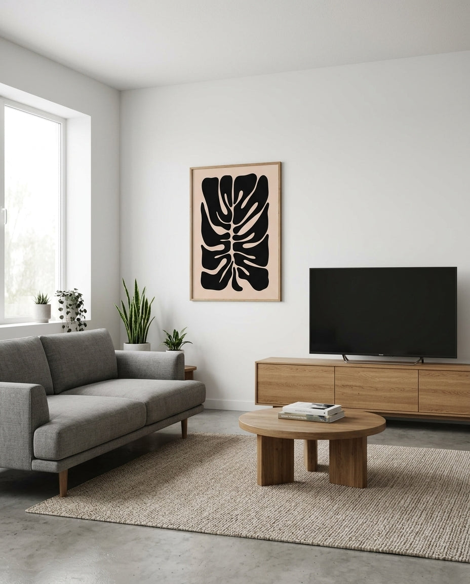 plakat mockup for monstera-silhuet-no-2-plakat