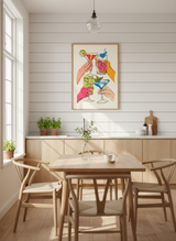 cocktailglaede plakat – interiør mockup