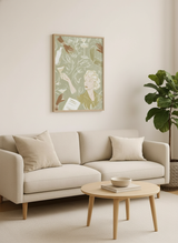 cocktailkvinde plakat – interiør mockup
