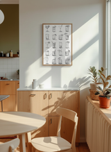 cocktailskitser no 2 plakat – interiør mockup