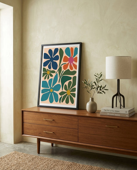 plakat mockup for retro-blomsterdrom-no-2-plakat
