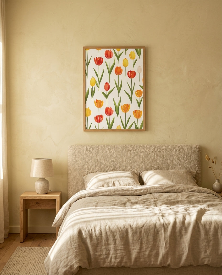 plakat mockup for tulipaner-i-flor-plakat