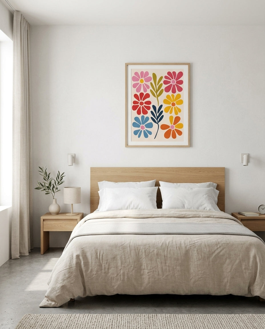 plakat mockup for farverige-blomster-no-3-plakat-1