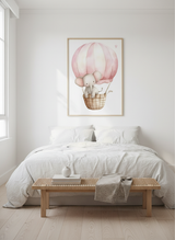 Elefant i luftballon plakat