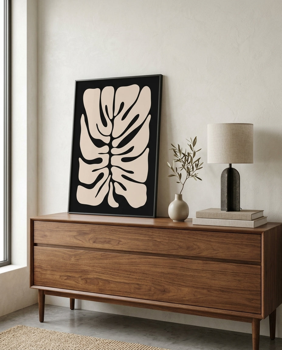 plakat mockup for monstera-silhuet-no-3-plakat