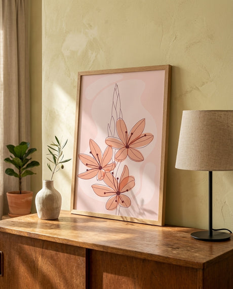plakat mockup for rosa-blomsterdrom-no-1-plakat