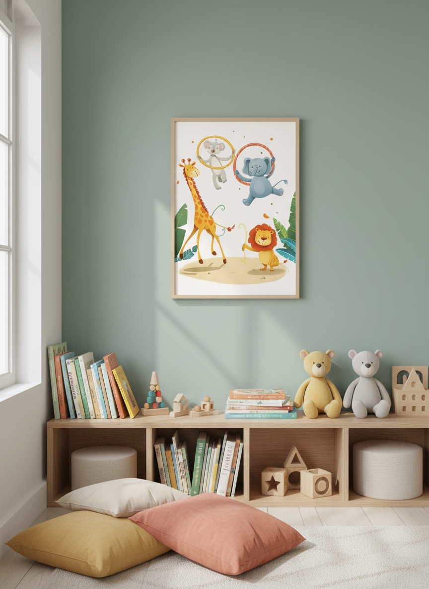 Legende jungledyr plakat