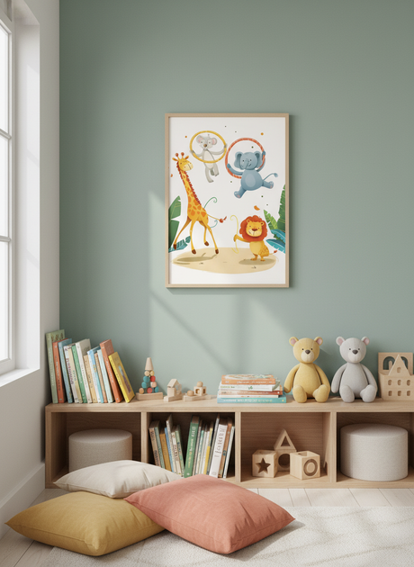 Legende jungledyr plakat