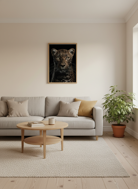 Leopardens blik plakat