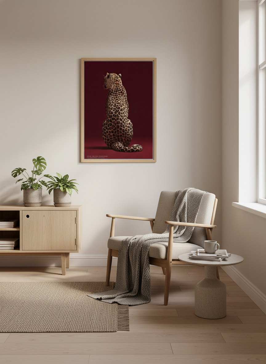 Leopardens ryg plakat