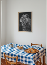 Majestætisk løve plakat