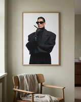 Sort elegance plakat