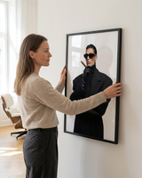 Sort elegance plakat