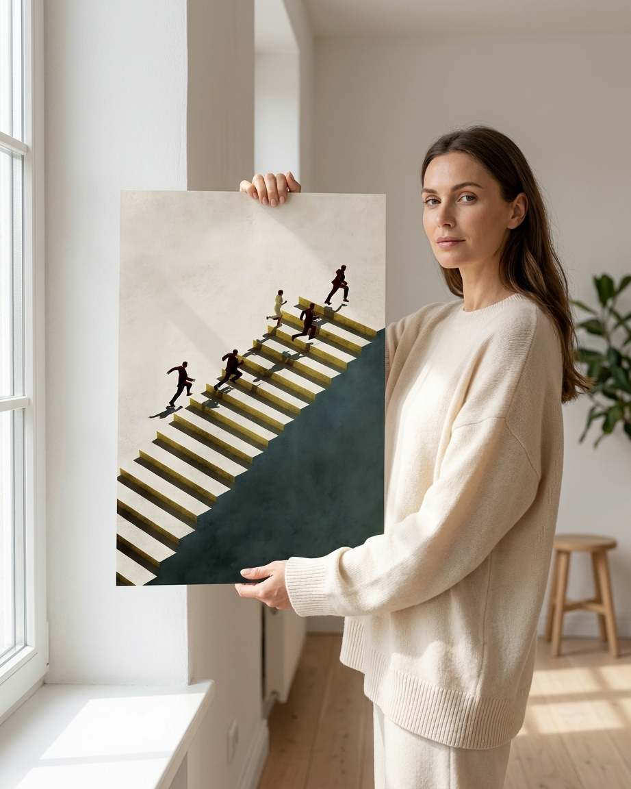 Kapløb mod toppen Plakat