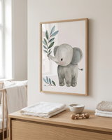 Sød elefant plakat